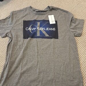 NWT Calvin Klein Jeans Gray T-Shirt